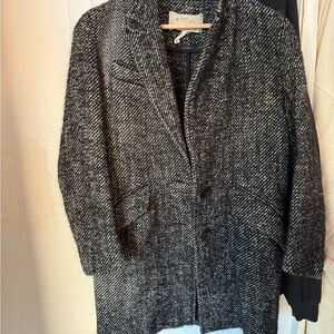 Black & White Women's Coat